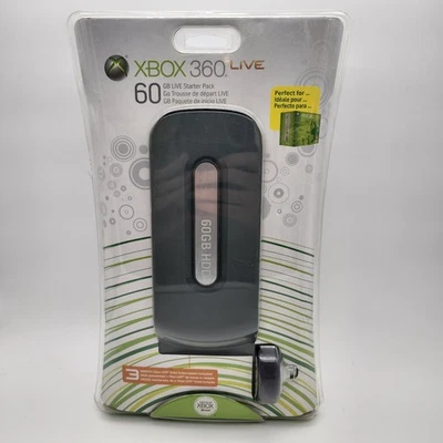 Microsoft XBOX 360 60GB HDD Hard Drive Factory Sealed 2008 Live Starter Pack - Image 1 of 4