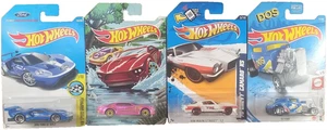 Hot Wheels 2011 to 2020 Lot Of 4 Ford GT Race, Mattel Games, Ryura Lx & Chevy - Picture 1 of 22