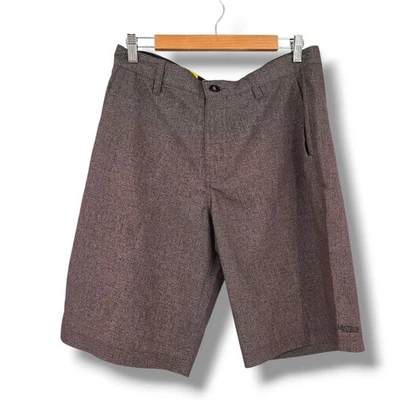 Shorts de prancha Volcom H2 Chinos curto masculino tamanho 32 marrom texturizado - Imagem 1 de 4