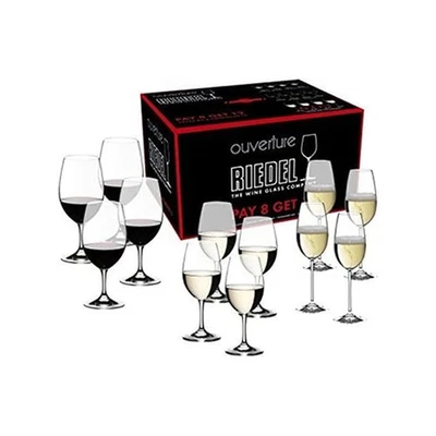 Riedel Ouverture Red and White Magnum Wine Glass and Champagne Flute, Set of 12 - Image 1 of 4