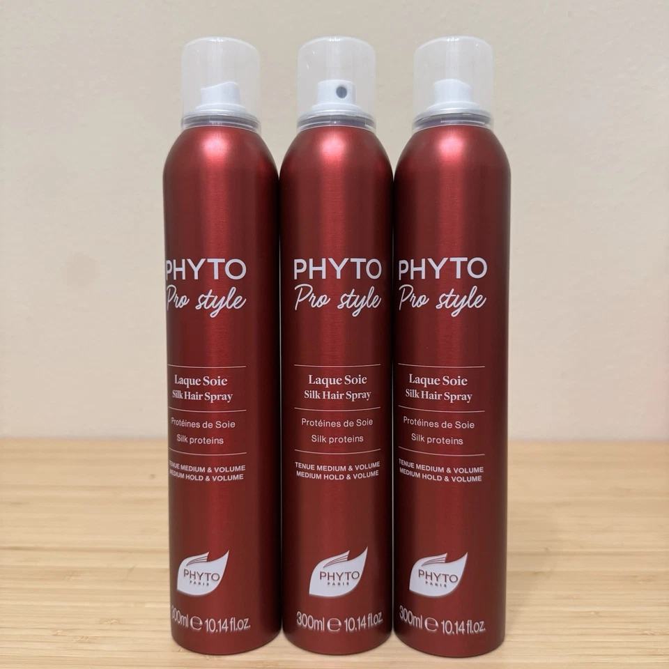 Phyto PHYTO PRO STYLE Laque Soie шелковый лак для волос 10,14 жидкой унции - упаковка 3 шт. - Изображение 1 из 1