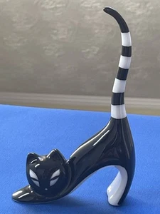 Cmielow Porcelain Poland Black & White Cat Hand Made 155/252/04 - Picture 1 of 6