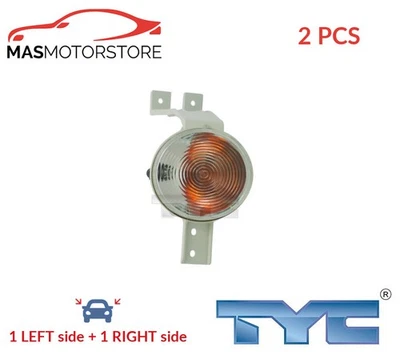 INDICATOR LIGHT BLINKER LAMP PAIR FRONT TYC 18-5939-05-9 2PCS I NEW - Image 1 of 4