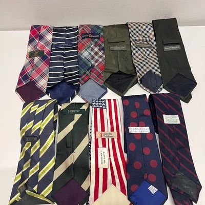 Colección Corbata Vintage 11 - Perry Ellis J Crew Tommy Club Room Banana Robert T Foto 1 de 4