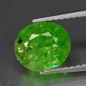 2.46Ct Exclusive 100% Natural Green Tsavorite Garnet From Tanzania - Picture 1 of 1