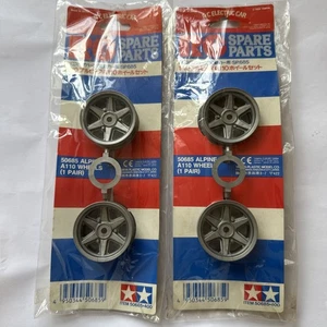 Tamiya Alpine A110 Monte Carlo '71 Wheels X2 pair NIP 1/10 RC RARE NIP - Picture 1 of 6