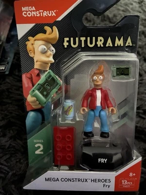 Mega Construx 2017 Heroes Series 2 Futurama Figure Fry - Image 1 of 2