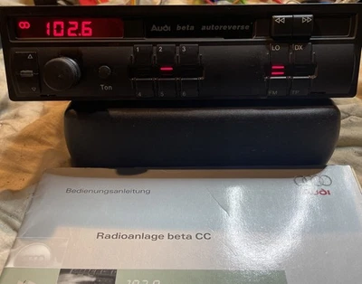 Org. Alpine Audi A4 B5 A8 Beta CC Autoradio + Code 4D0035152 Voll Funktionsfähig - Bild 1 von 4