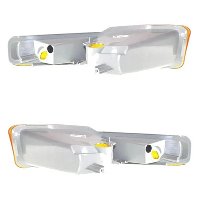 Pair of Daytime Running Lights Fits Buick LeSabre 1997-1999 GM2521150 GM2520150 - Image 1 of 3