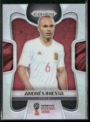 2018 Panini Prizm World Cup #197 Andres Iniesta Silver Prizm - Image 1 of 2