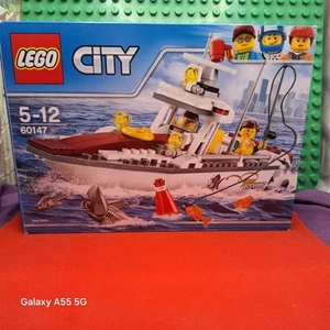 Lego city fishing boat 60147 With Box Manual Complete Mint NM Condition - Bild 1 von 8