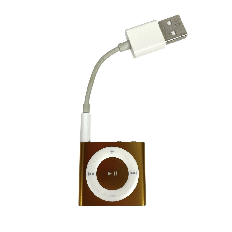 Apple iPod Shuffle 6th Generation Orange 2GB A1373 MKM92LL/A - Tested Works - Image 1 of 4