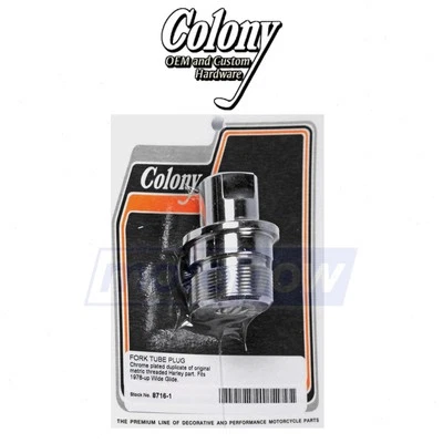 Colony Fork Tube Plug for 1998-2006 Harley Davidson FLTRI Road Glide - yv Foto 1 de 4