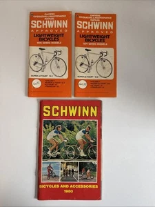 VTG Schwinn Owners Manual Lightweight Bicycles 1978 10 Speed & 1980 Catalog - Picture 1 of 10