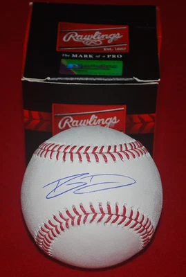 REID DETMERS Anaheim Angels signed Baseball Beckett Witnessed WR17899 - Image 1 of 3