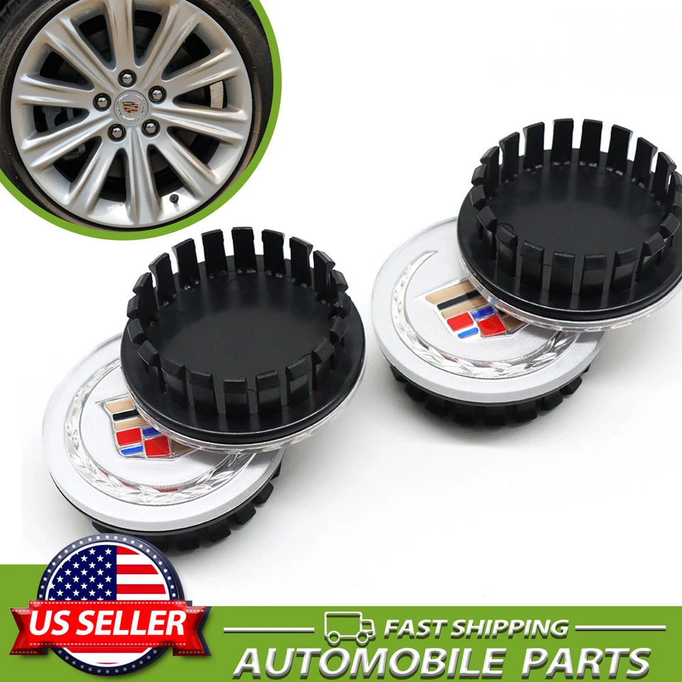 Wheel Center Caps 9597375 9595439 For DTS SRX XLR CTS ATS XTS Hubcaps Set of 4 Foto 1 de 1