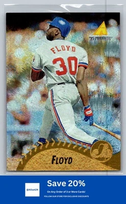 Cliff Floyd 1995 Pinnacle #8 Museum Collection Montreal Expos CA2 - Image 1 of 2
