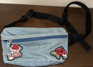 Vans Faded Denim Bum Bag, Waist Bag, Fanny PAC, Travel Festival Holiday - Picture 1 of 13