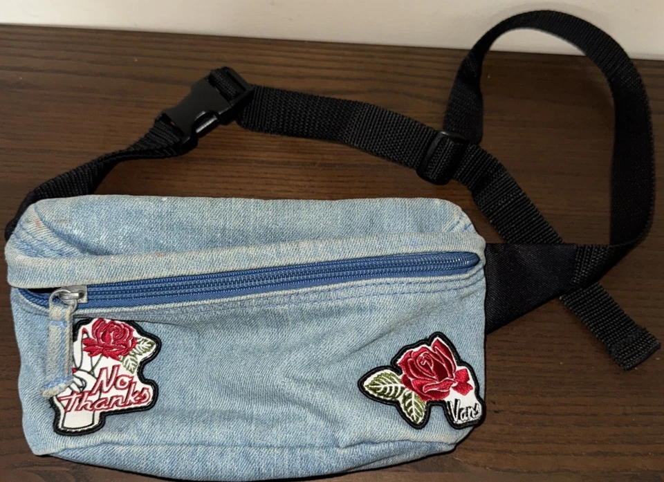 Vans Faded Denim Bum Bag, Waist Bag, Fanny PAC, Travel Festival Holiday - Image 1 of 4