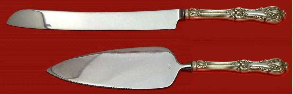 Набор свадебных тортов Federal Cotillion от Frank Smith из чистого серебра 2 шт. на заказ HH - Изображение 1 из 1