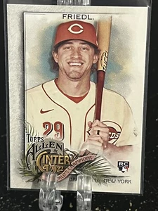 TJ FRIEDL-----2022 TOPPS -----ALLEN & GINTER---ROOKIE--REDS--FREE SHIPPING - Imagen 1 de 2
