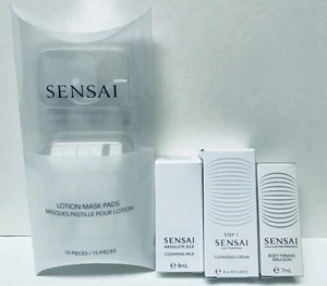 Sensai Lotion Mask Pads + Sensai Cleansing Milk + Sensai Cleansing Cream + Body - Picture 1 of 3