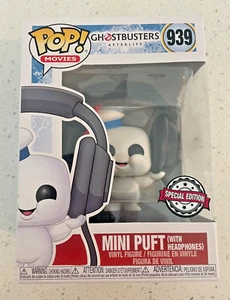 Funko Pop! Movies Mini Puft Headphone Ghostbusters Afterlife #939 Vinyl Figurine - Picture 1 of 5