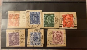 GB: 1940/51 7 values mobile post office PMK - Picture 1 of 1