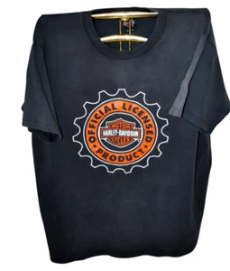 Camiseta De Colección Harley-Davidson Puntada Única Logotipo Oficial Licencia 1995 Green Bay - Imagen 1 de 5