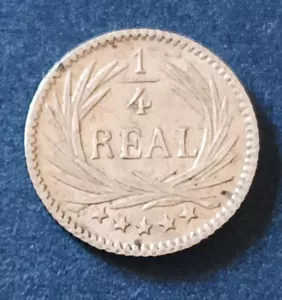 - GUATEMALA - 1/4 REAL 1897 - SILBER - AUNC - Bild 1 von 2