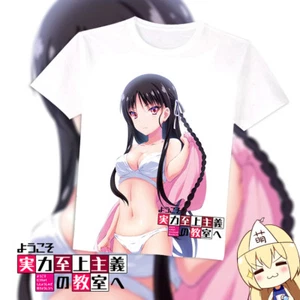 Camiseta Yōkoso Jitsuryoku Shijō Shugi no Kyōshitsu e Camiseta Corta Unisex Mangas 01 - Imagen 1 de 1