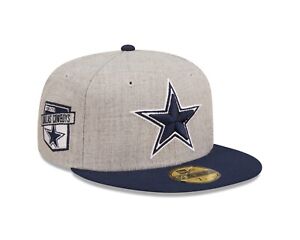 Dallas Cowboys New Era Heather Side Patch 59FIFTY Fitted Hat