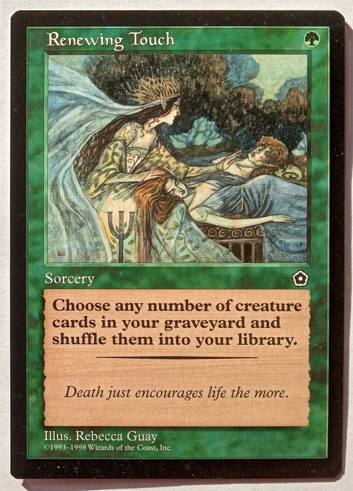 Magic MTG - Renewing Touch - Portal 2 Second Age - LP - Image 1 of 1