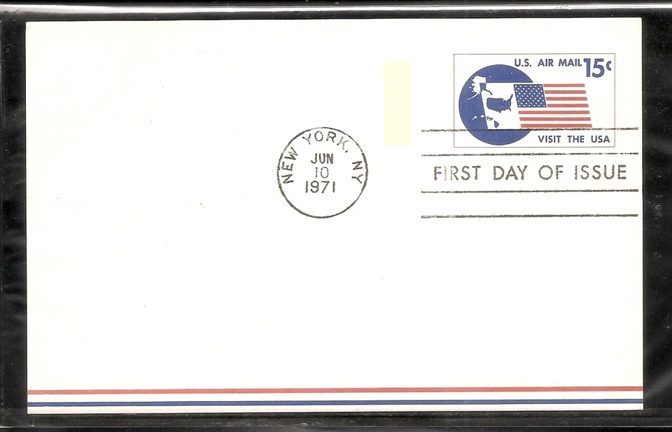 US SC # UXC11 Emblem Of Commerce Department's Travel Services FDC. No Cachet - Image 1 of 1