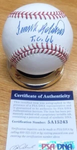 Autographed Frank Robinson "TC 66" Official Major League Baseball PSA/DNA COA - Picture 1 of 1