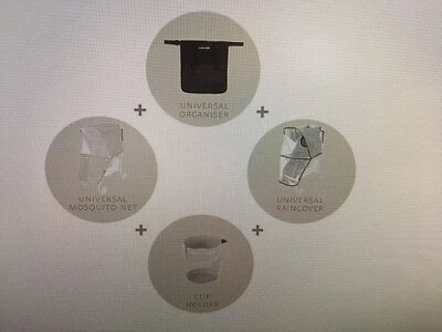 Универсальный набор Maclaren защитный чехол-органайзер с противомоскитной сеткой подстаканник - Изображение 1 из 3