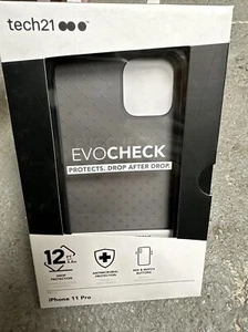 Genuine Tech21 EvoCheck Silicone Case Gel Back Cover for Apple iPhone 11 Pro - Picture 1 of 3