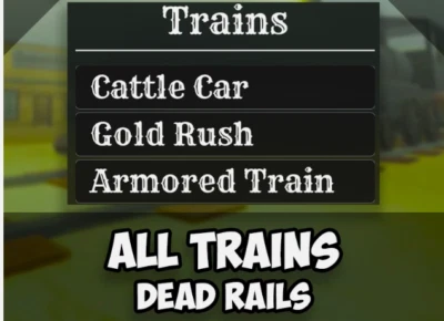 Dead Rails Roblox - All Trains Gifted NEW TRAINS - ⭐Cheapest/Fastest On eBay!⭐