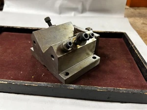 MACHINIST  OfCe LATHE MILL Tool Makers Large Heavy T Slot V Block Fixture - Picture 1 of 10
