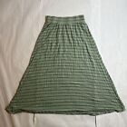 Cat and jack size 10/12 green with white stripe skirt