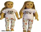Let It Snow Or Chillin Snowman Legging Set 18” Doll Clothes Fit American Girl