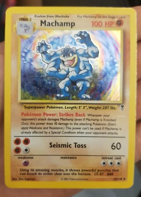 Pokémon TCG Machamp Legendary Collection 15/110 Holo Holo Rare MP - Image 1 of 3