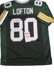 James Lofton signed Green Pro Style jersey,JSA, HOF 03 - Picture 1 of 2