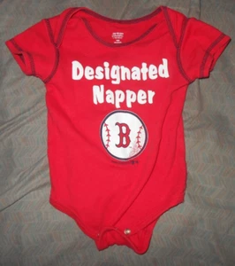 Boston Red Sox Boys 12 M Snap Bottom - Picture 1 of 1