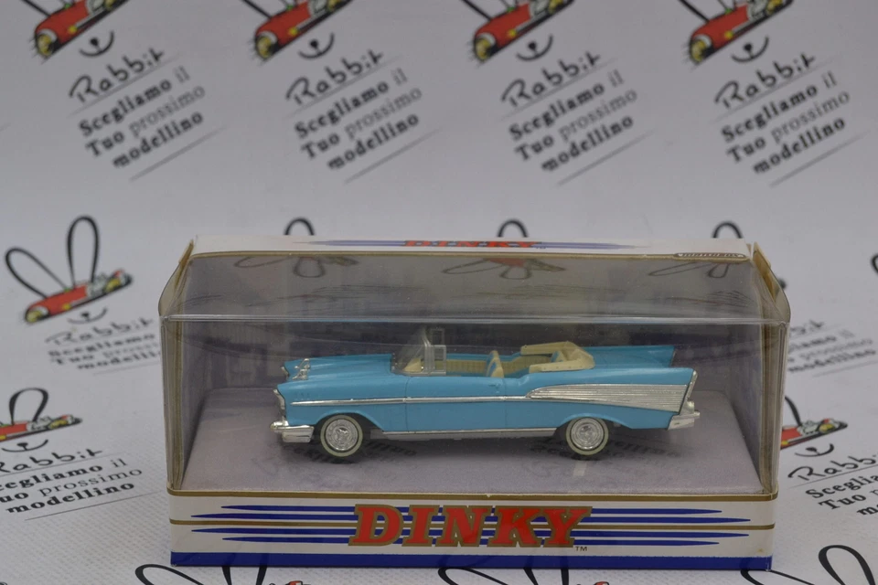 DIE CAST " 1957 CHEVROLET CONVERTIBLE "  DY27 DINKY TOYS (MATCHBOX) 1/43 - Immagine 1 di 3