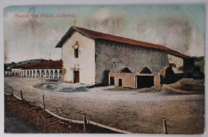 California Postcard  Early 1900s Original Rare San Miguel Mission Color - Picture 1 of 11