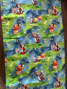 Disney Winnie The Pooh Hand made curtains- 4 panels - Picture 1 of 4