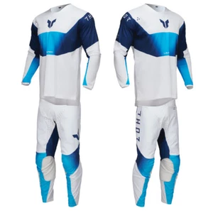 Thor 2025 Youth LAUNCHMODE Storm Motocross Offroad Jersey Pant Combo White - Picture 1 of 10