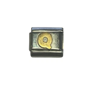 Nomination original Classic Modul Buchstabe Q Charm Armband 18 Karat Gold Plate - Bild 1 von 2