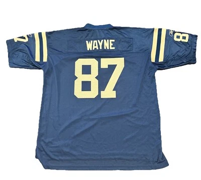 Jersey Indianapolis Colts XXL Reggie Wayne para hombre azul  Foto 1 de 4